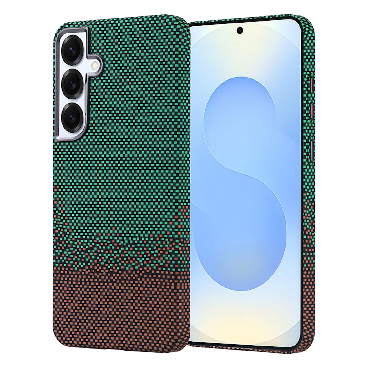 Galaxy S25 Plus Kılıf Magsafe Destekli Ultra İnce Karbon Fiber Desenli Slimfiber Premium Kapak