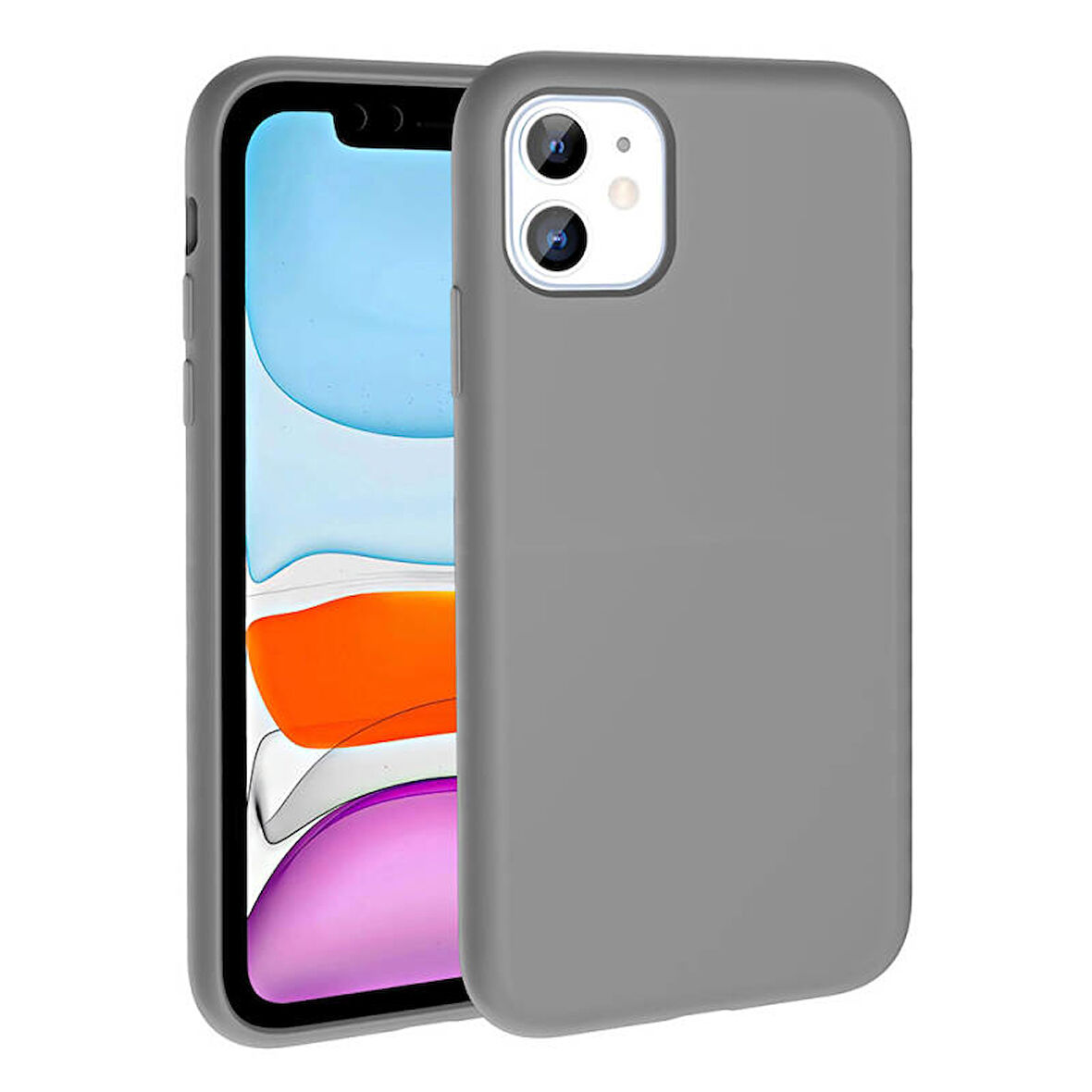 iPhone 11 Kılıf Yumuşak Dokulu ve Magsafeli Gravita Premium Kapak