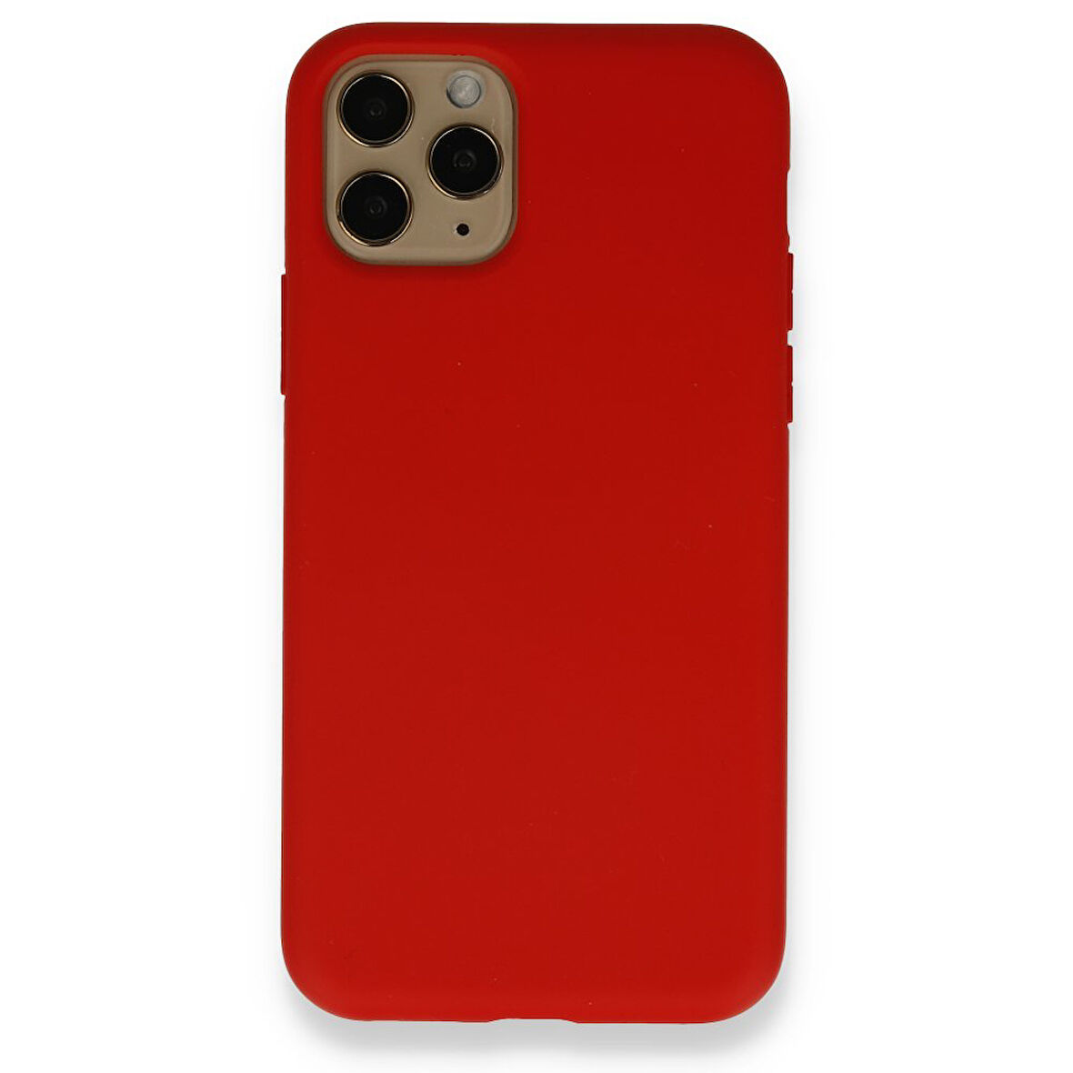 iPhone 11 Pro İçi Kadife Kaplı Esnek Silikon Kapak RYC/ Nano Lansman