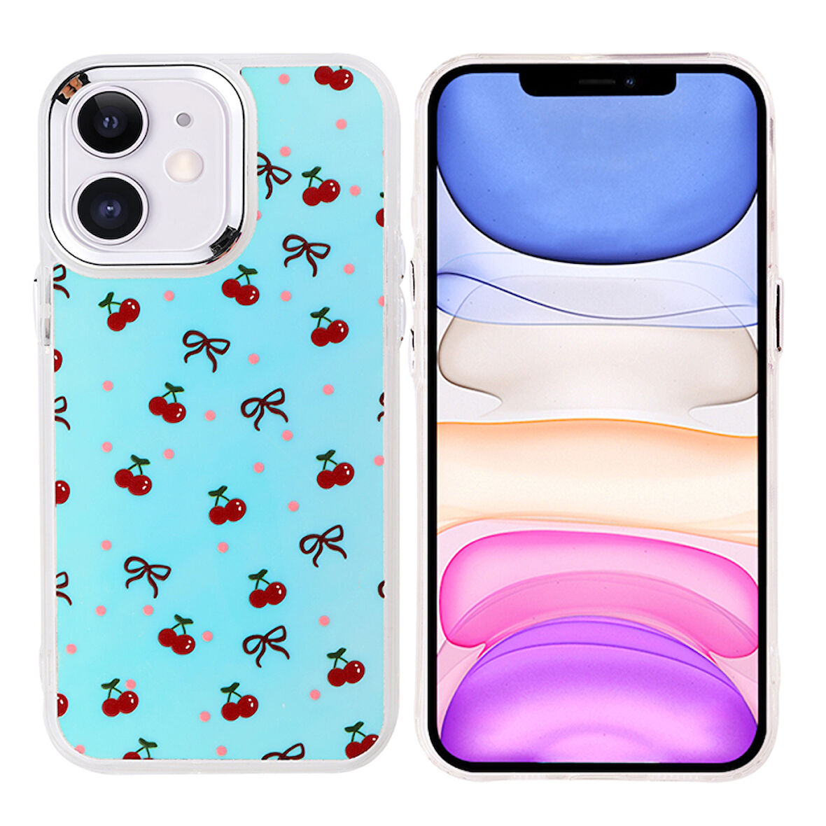 iPhone 11 Kılıf Airbag özellikli ve Mini Figürlü Hadra Premium Silikon Kapak