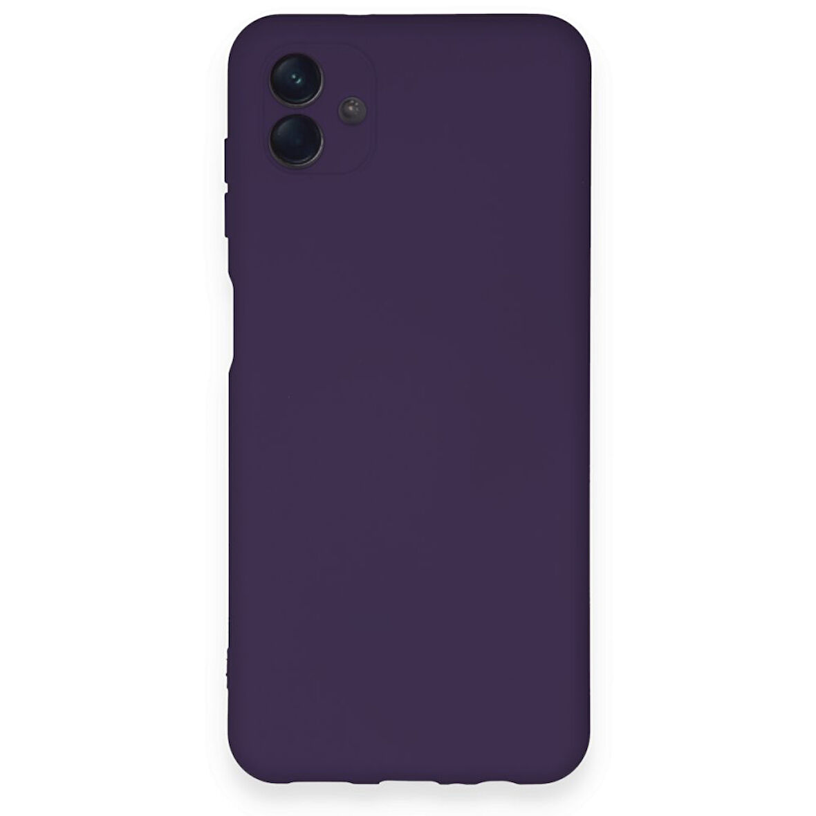 Samsung Galaxy A04 Kılıf İçi Kadife Kaplı Nano Silikon Kapak - Mor