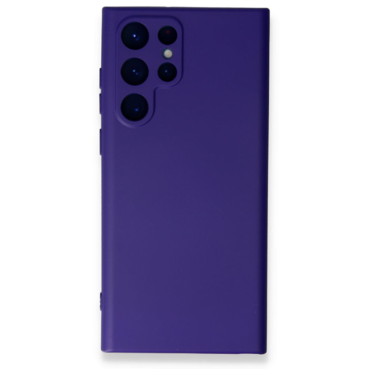 Samsung Galaxy S23 Ultra Kılıf İçi Kadife Kaplı Nano Silikon Kapak - Mor
