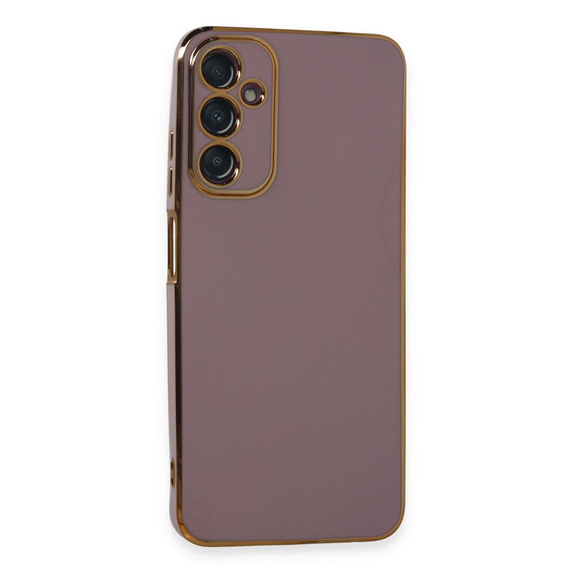 Samsung Galaxy A05S Kılıf Parlak Yapılı Esnek Volet Silikon Kapak