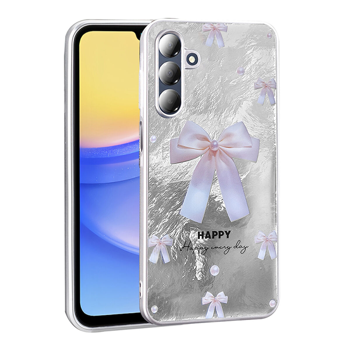 Samsung Galaxy A16 Kılıf Desen Detaylı Şık Mep Premium Silikon Kapak