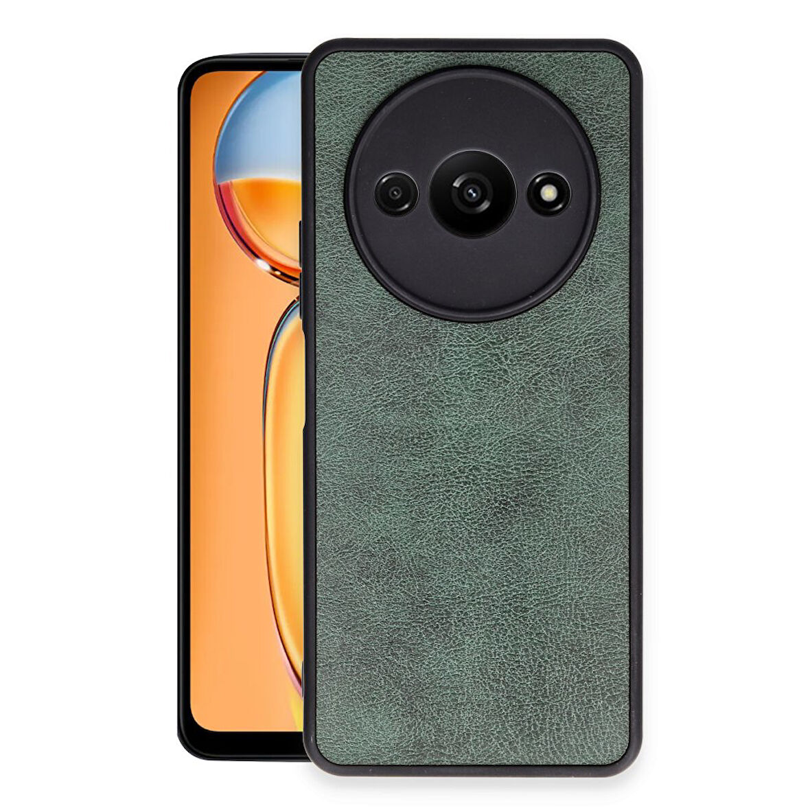 PocoC61 Kılıf Şık Görünümlü Deri Kapak RYC/Aras Deri