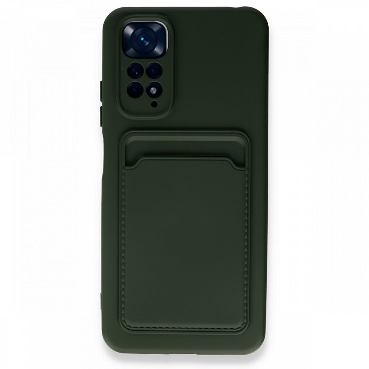 Redmi Note 11 Kılıf Kart Hazneli Silikon Kapak RYC/Kelvin