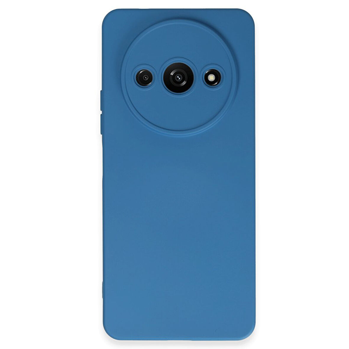 Poco C61 Kılıf İçi Kadife Kaplı Nano Silikon Kapak - Mavi