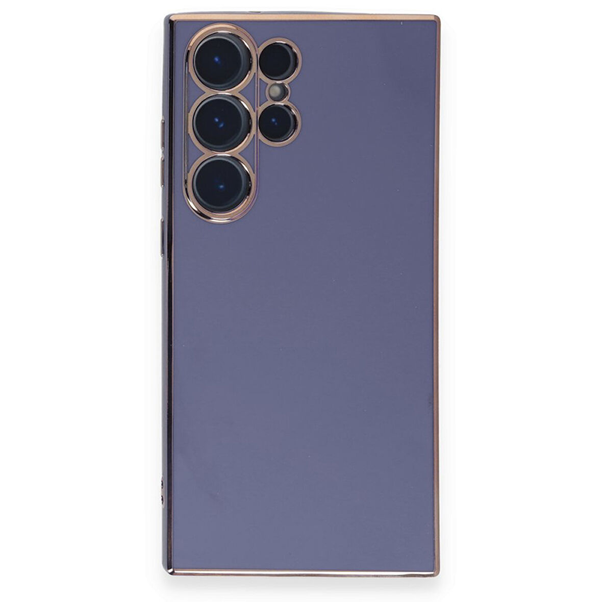 Samsung Galaxy S23 Ultra Kılıf Parlak Yapılı Esnek Volet Silikon Kapak