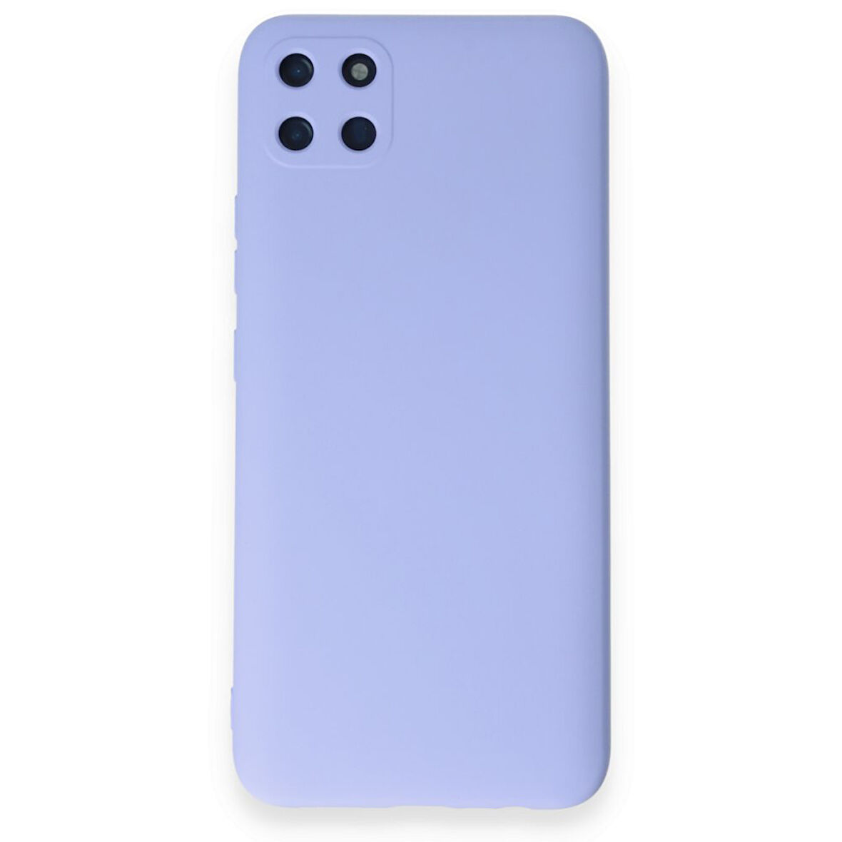 Realme C11 Kılıf İçi Kadife Kaplı Nano Silikon Kapak - Lila