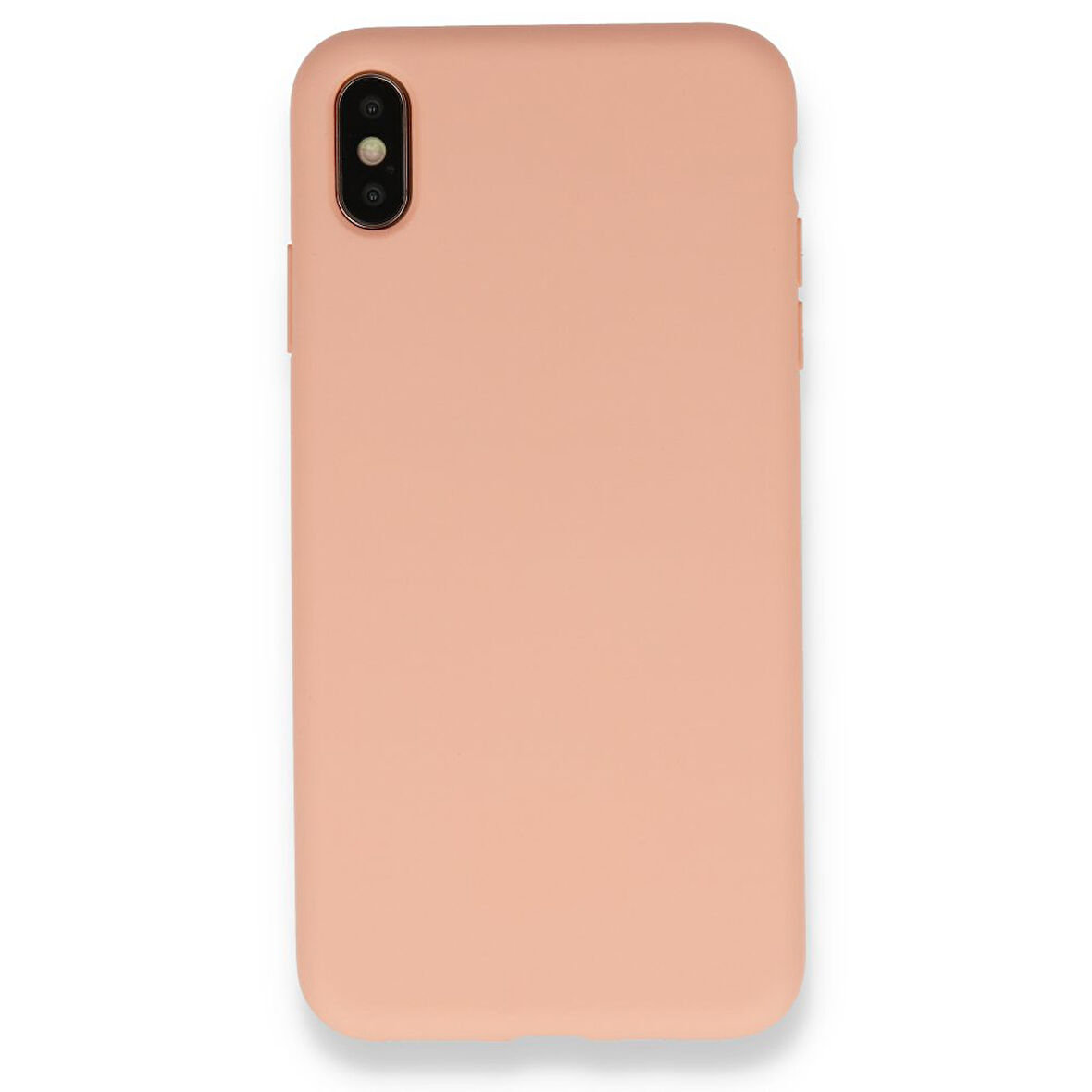 iPhone XS Max İçi Kadife Kaplı Esnek Silikon Kapak RYC/ Nano Lansman