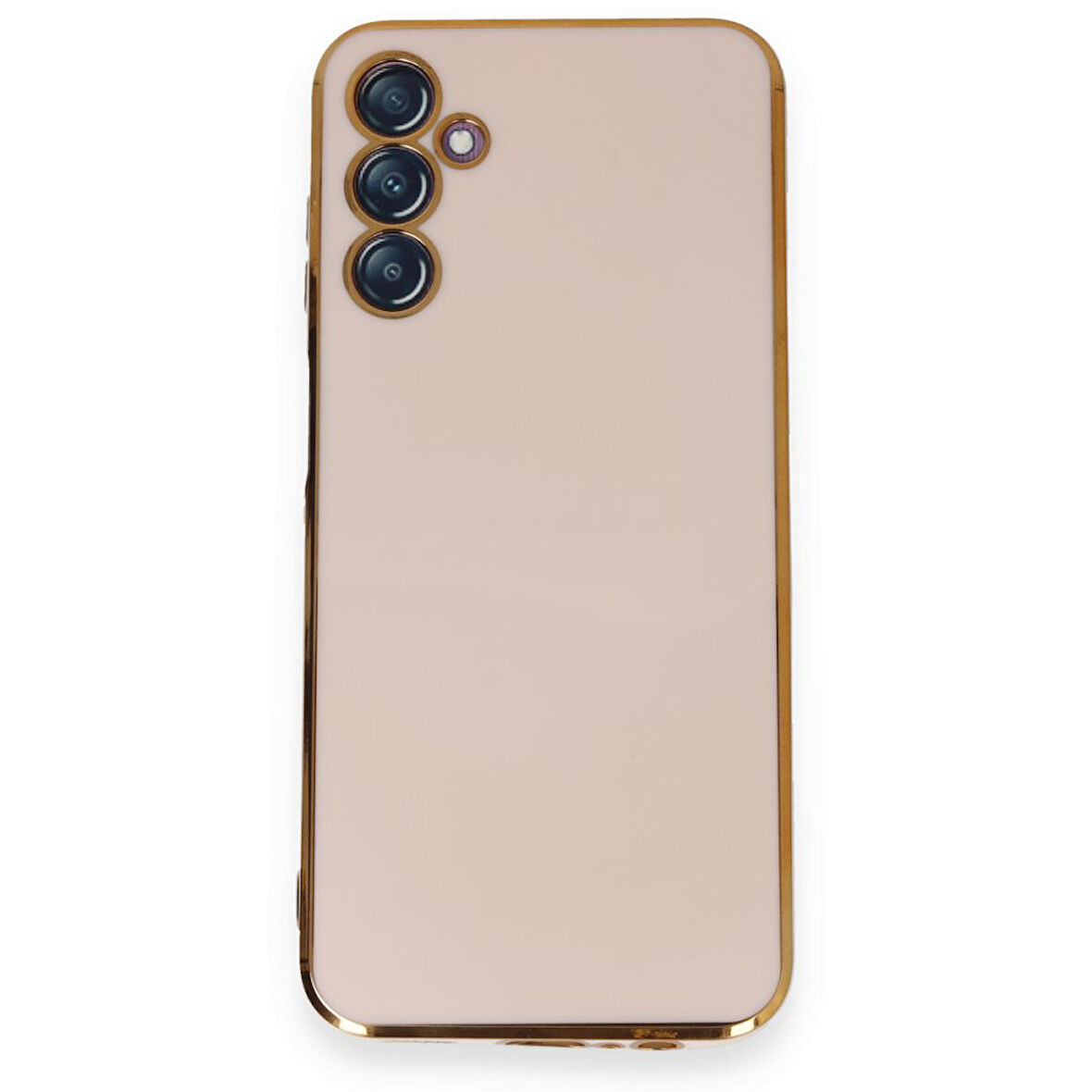 Samsung Galaxy M14 5G Kılıf Parlak Yapılı Esnek Volet Silikon Kapak