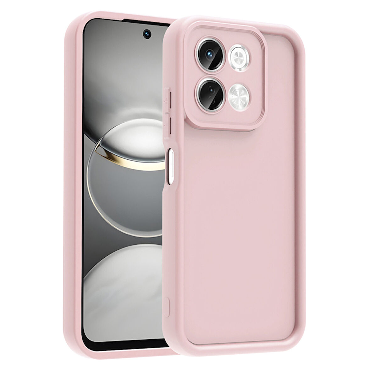 Tecno Spark 30 Kılıf Esnek ve Kamera Korumalı Mummy Silikon Kapak