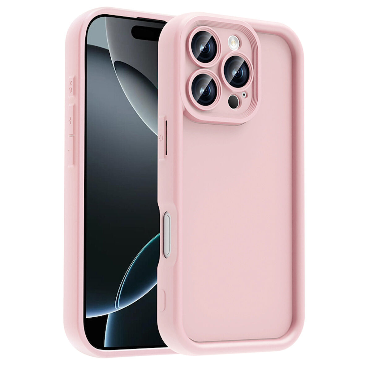 iPhone 16 Pro Kılıf Esnek ve Yumuşak Dokulu Telefonu Çizmeyen Soft Silikon Kapak Royal Case/Ananas