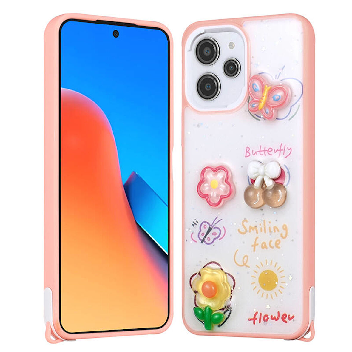 Redmi 12 4G Kılıf 3D Figürlü ve Sert Premium Silikon Kapak RYC/Cevze