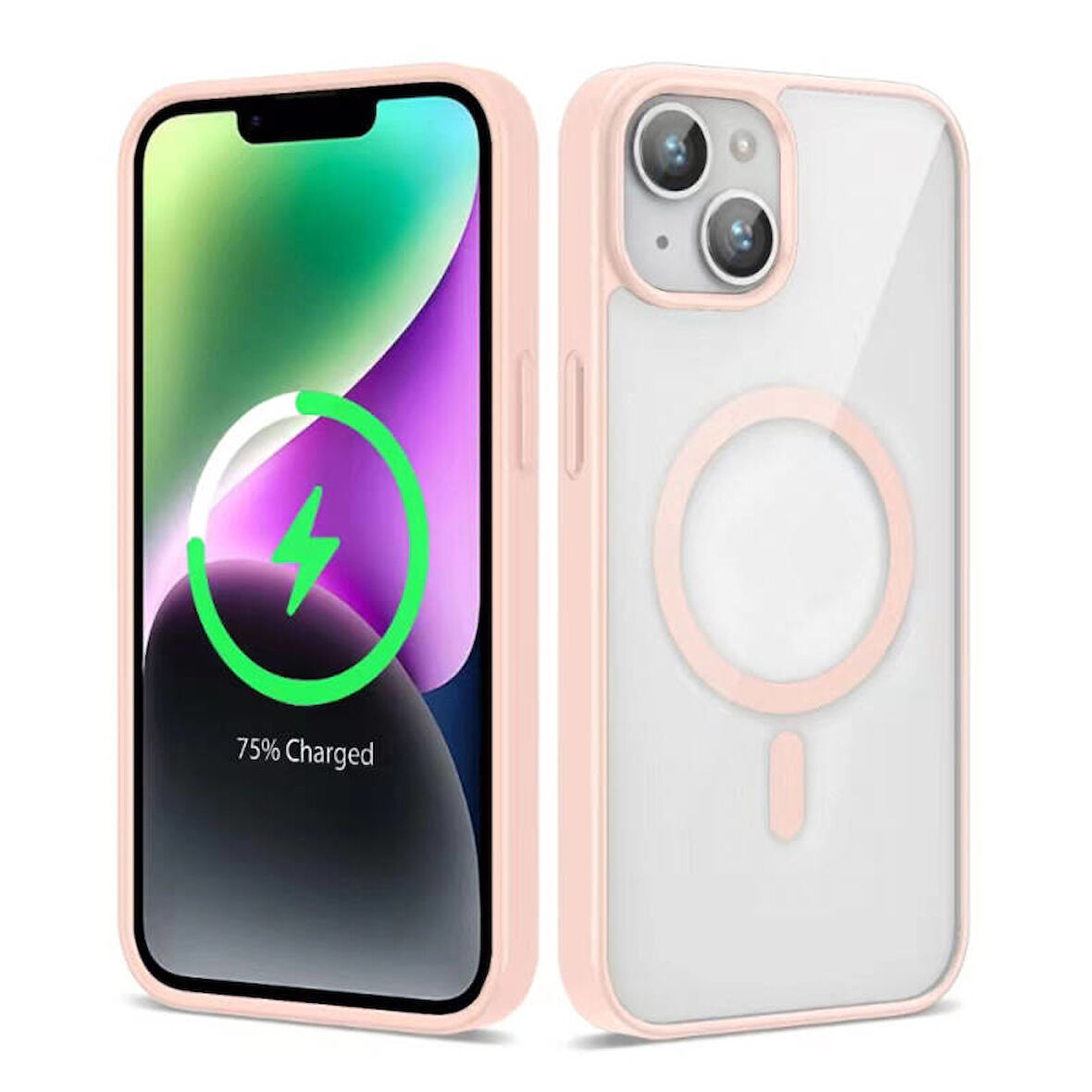 iPhone 13 Kılıf Magsafe Destekli ve renkli Şık Ege Kapak