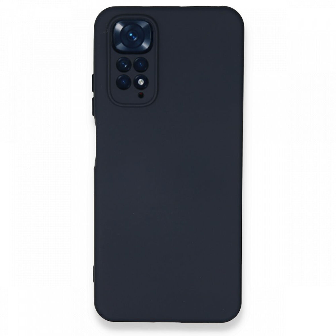 Redmi Note 11 Kılıf İçi Kadife Kaplı Nano Silikon Kapak - Lacivert