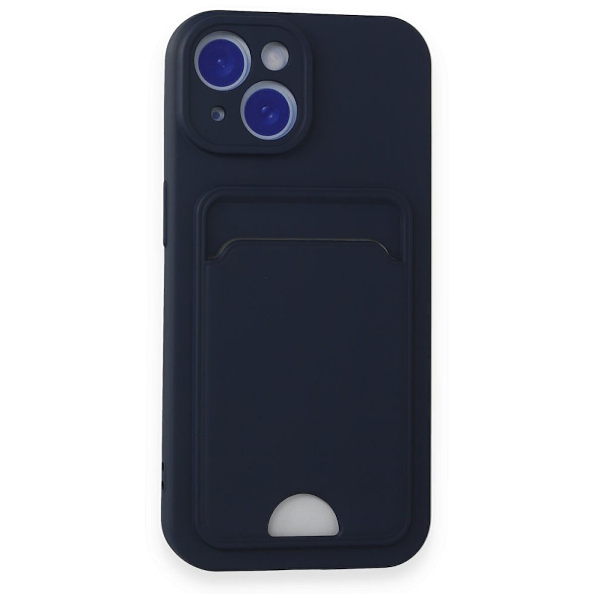 iPhone 14 Kılıf Kart Hazneli Silikon Kapak RYC/Kelvin