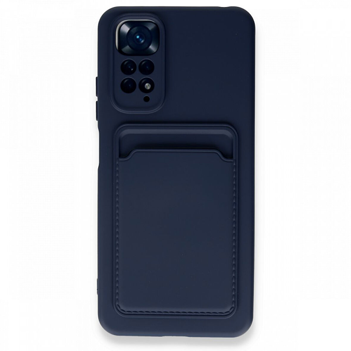 Redmi Note 11S Kılıf Kart Hazneli Silikon Kapak RYC/Kelvin