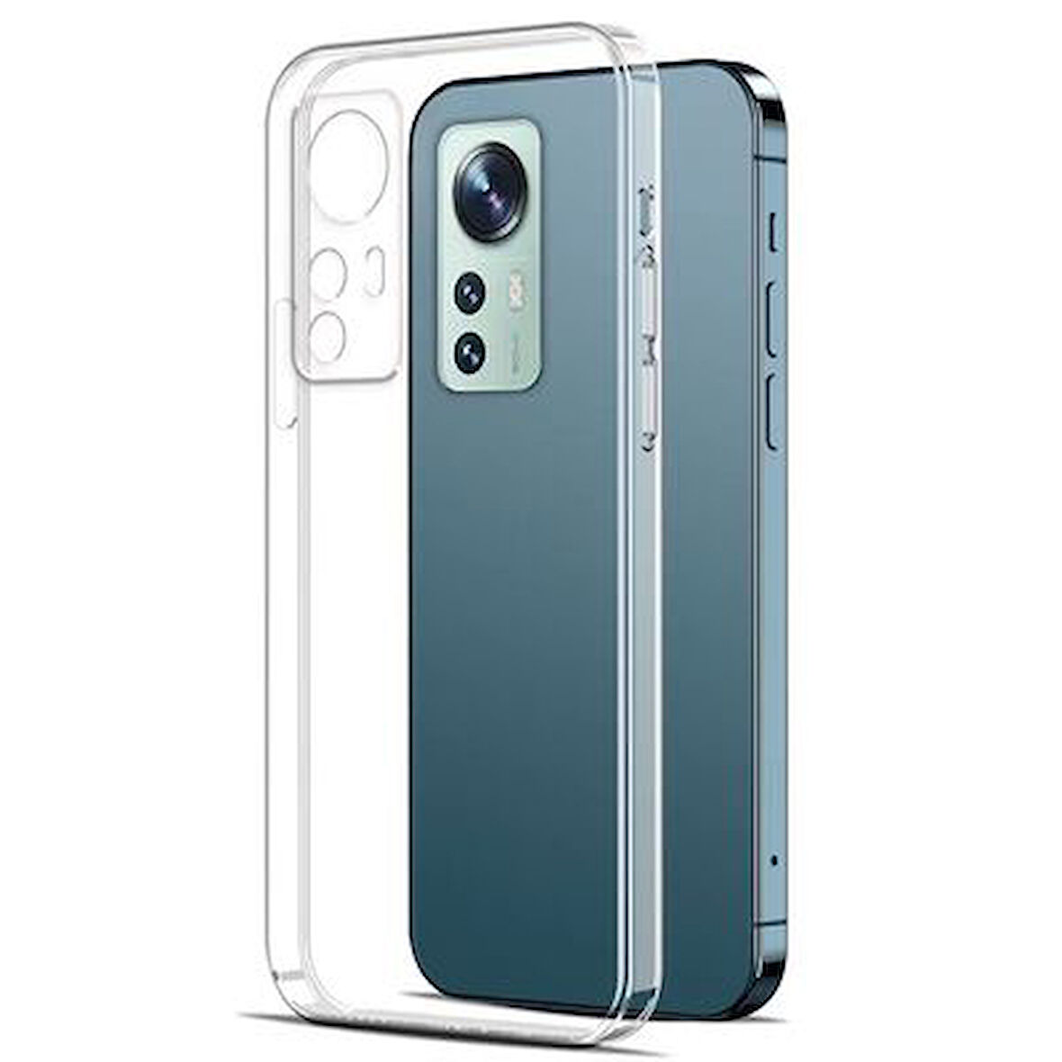 Xiaomi Mi 12 Lite Kılıf Şeffaf Onyx TPU Süper Silikon Kapak