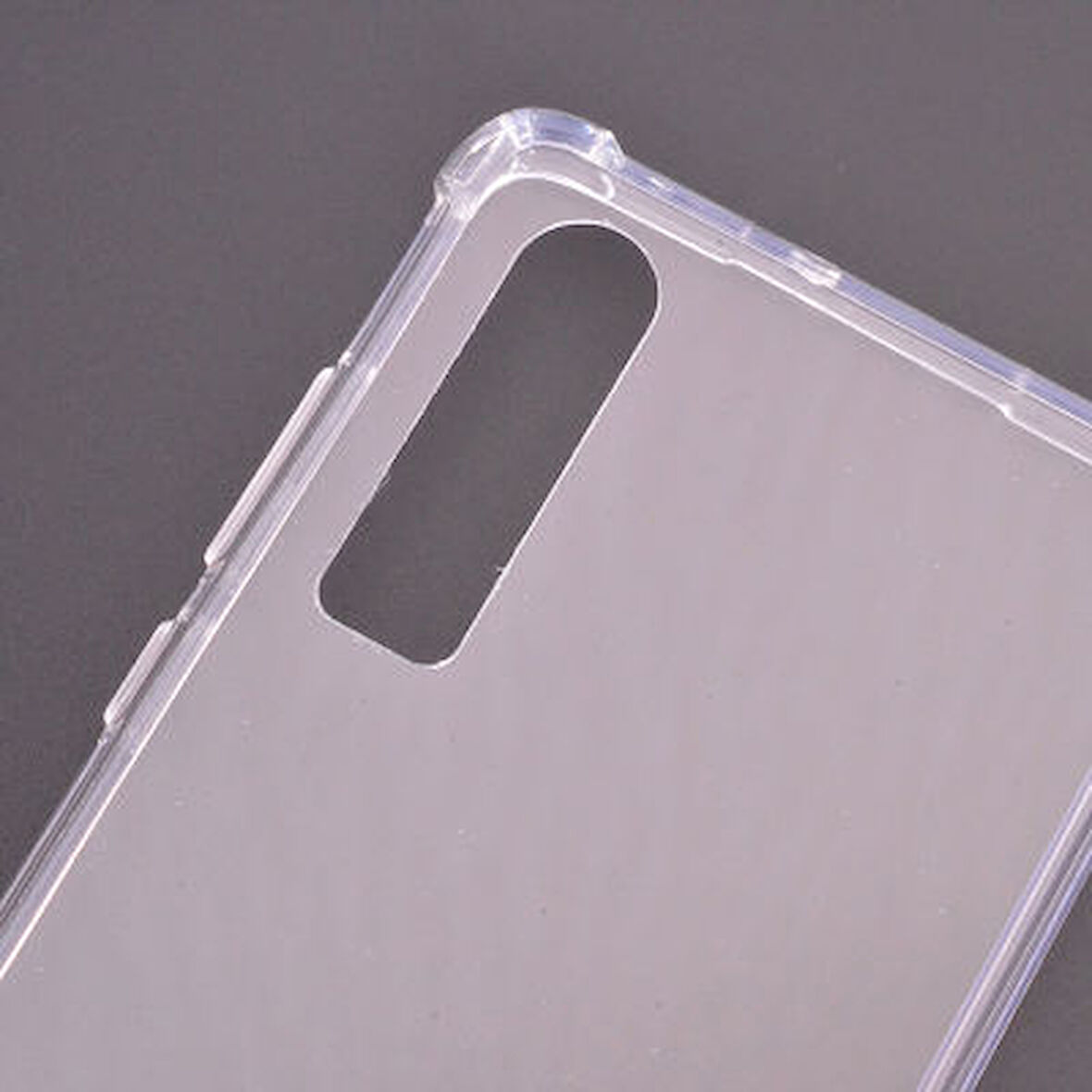 Huawei P30 Kılıf Köşe Korumalı Şeffaf Sert Premium Silikon Kapak RYC/Nitro