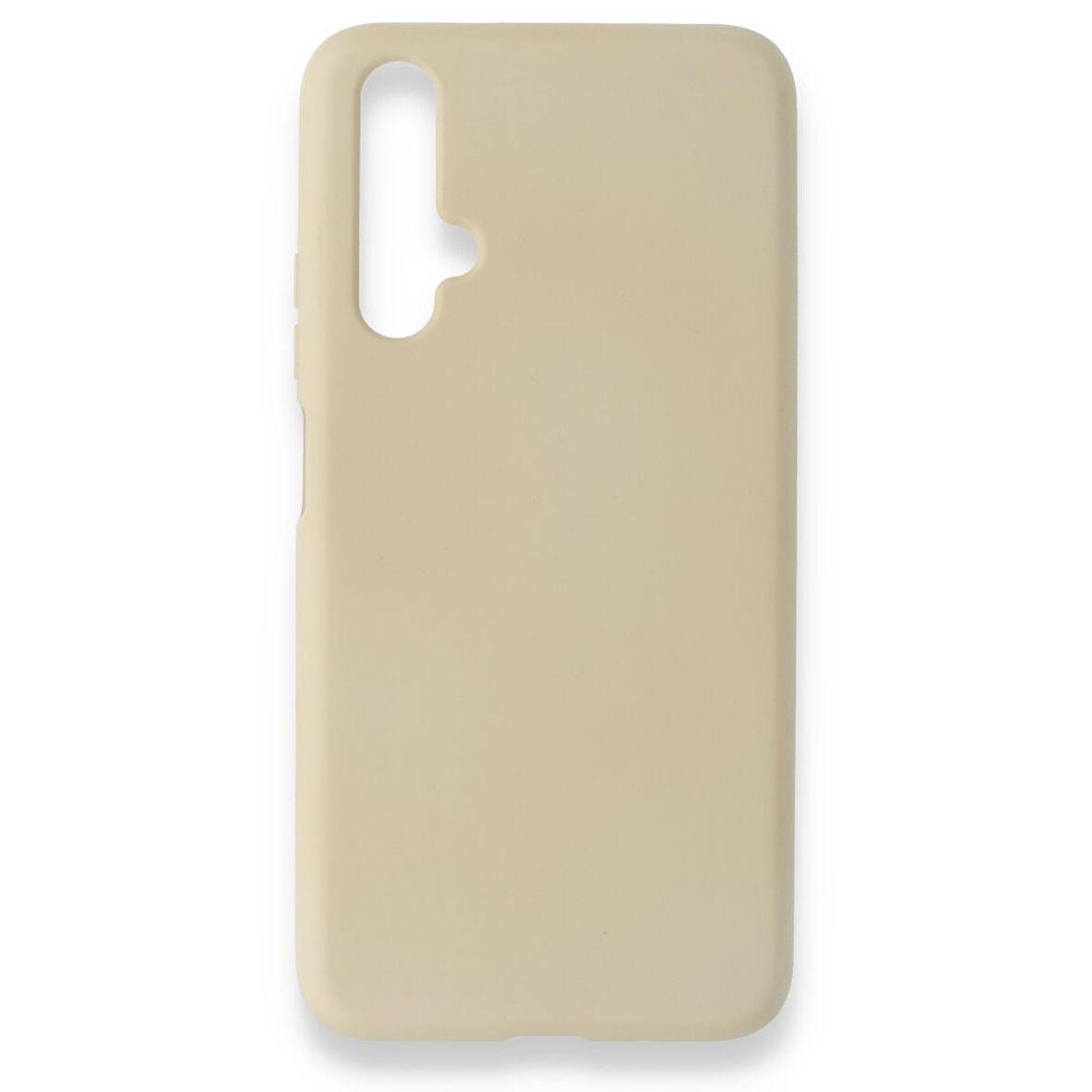 Huawei Nova 5T Kılıf İçi Kadife Kaplı Nano Silikon Kapak - Kemik