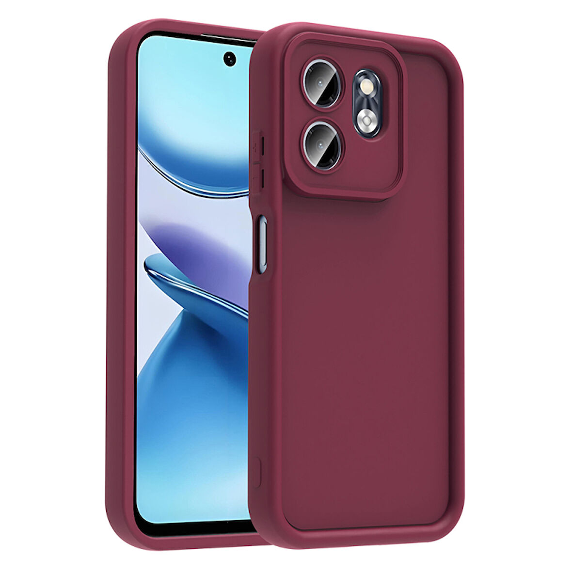 İnfinix Smart 9 Kamera Korumalı ve Ergonomik Şık Ananas Silikon Kılıf