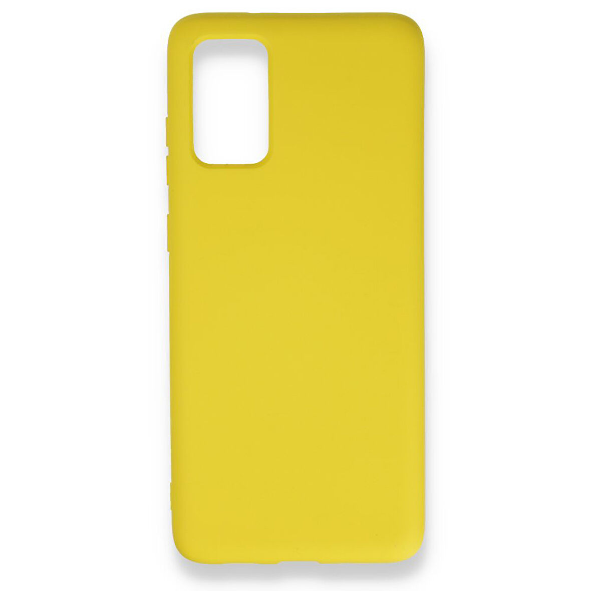 Samsung Galaxy S20 Plus İçi Kadife Kaplı Esnek Silikon Kapak RYC/ Nano Lansman