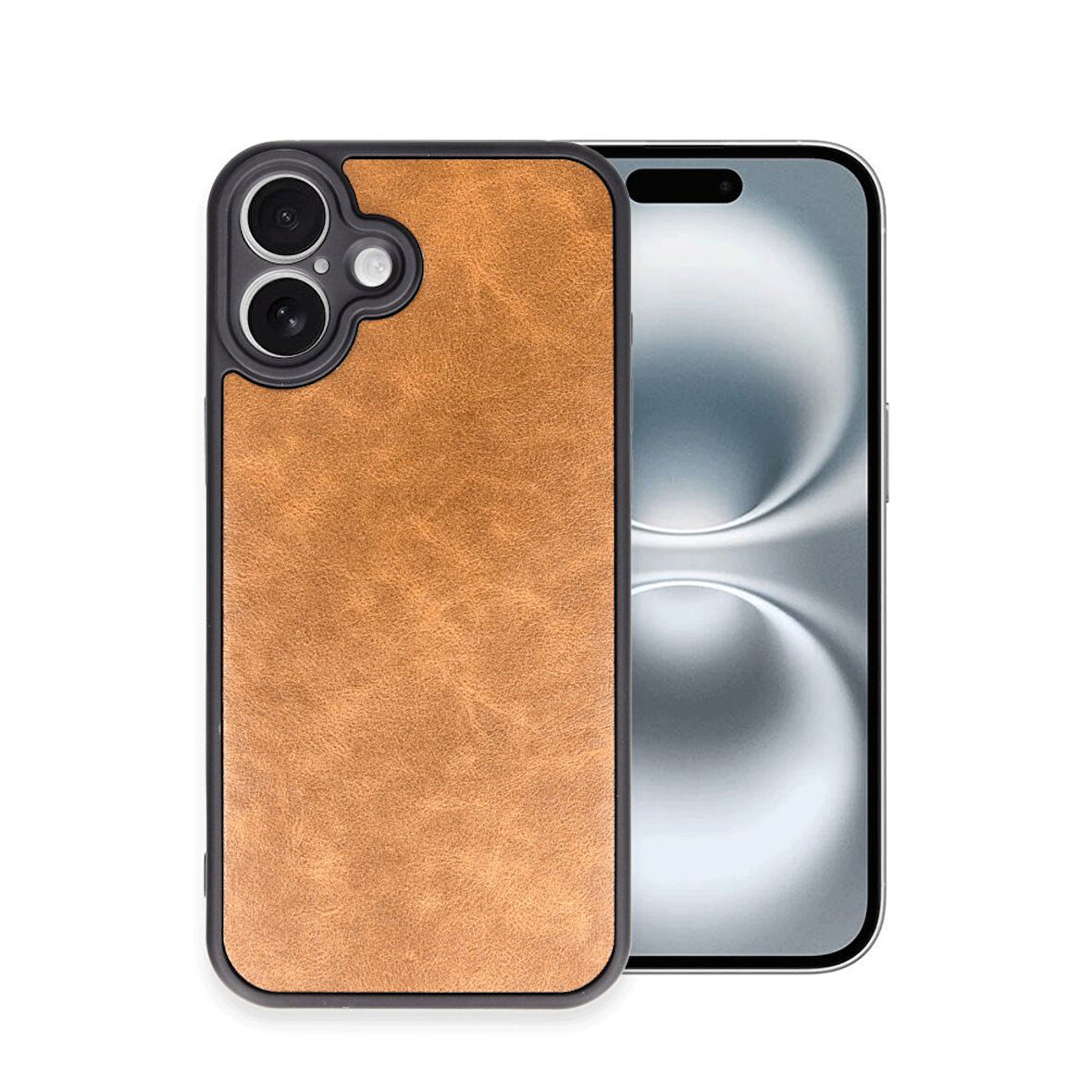 iPhone 16 Plus Kılıf Şık Tasarımlı Premium Aras Deri Kapak