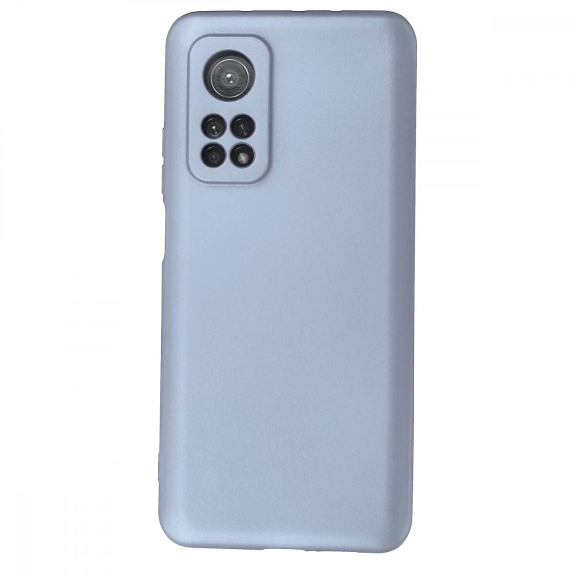 Xiaomi Mi 10T Kılıf İçi Kadife Kaplı Nano Silikon Kapak - Sky Blue