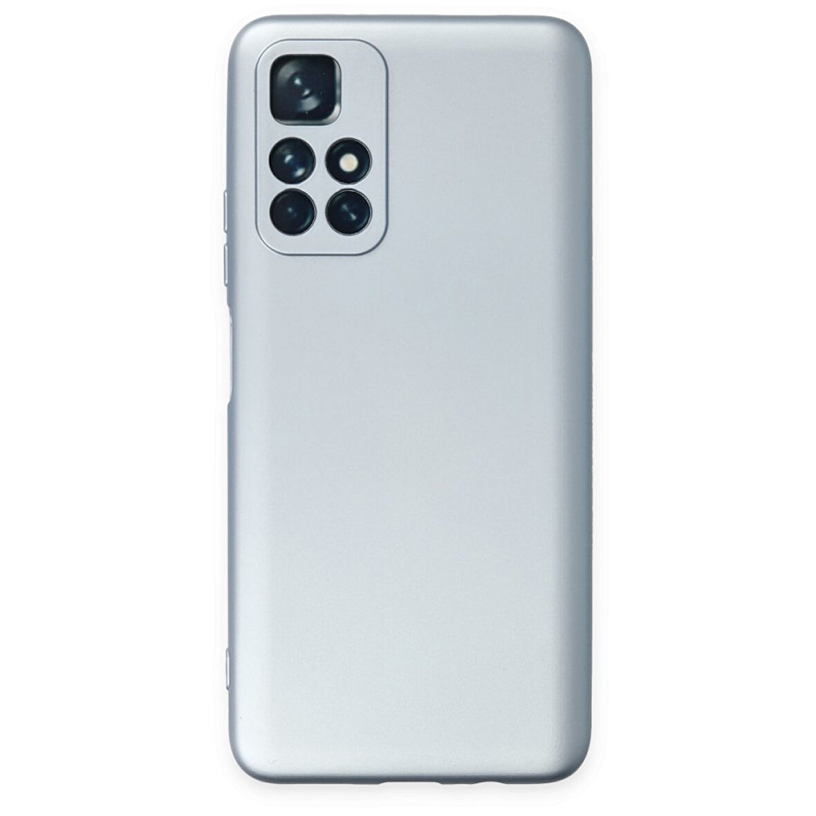 Poco M4 Pro 5G Kılıf İçi Kadife Kaplı Nano Silikon Kapak - Sky Blue