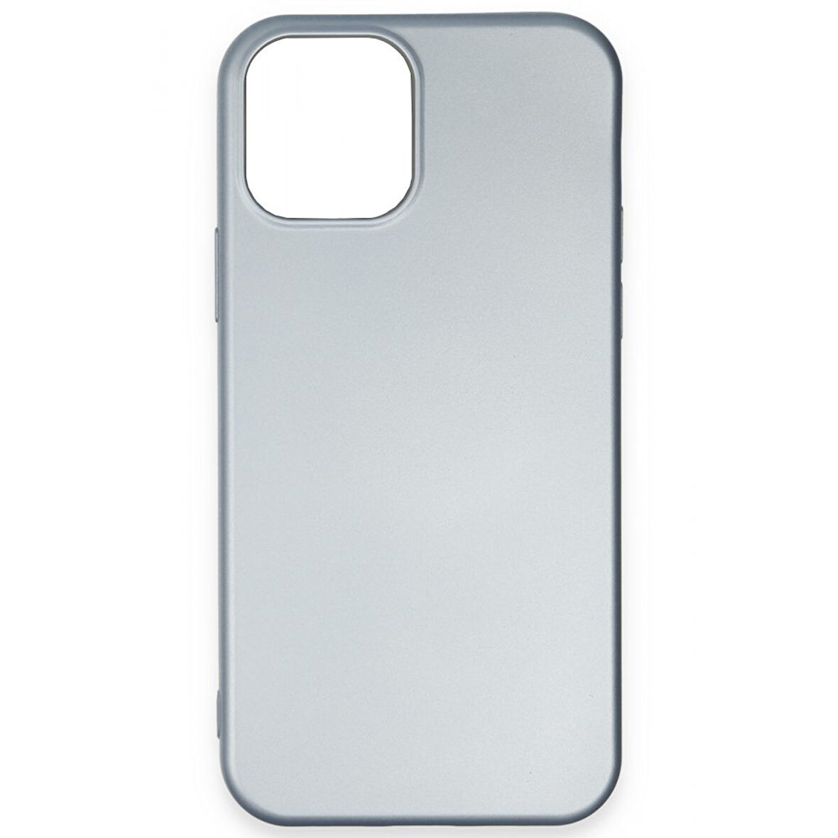 iPhone 12 İçi Kadife Kaplı Esnek Silikon Kapak RYC/ Nano Lansman