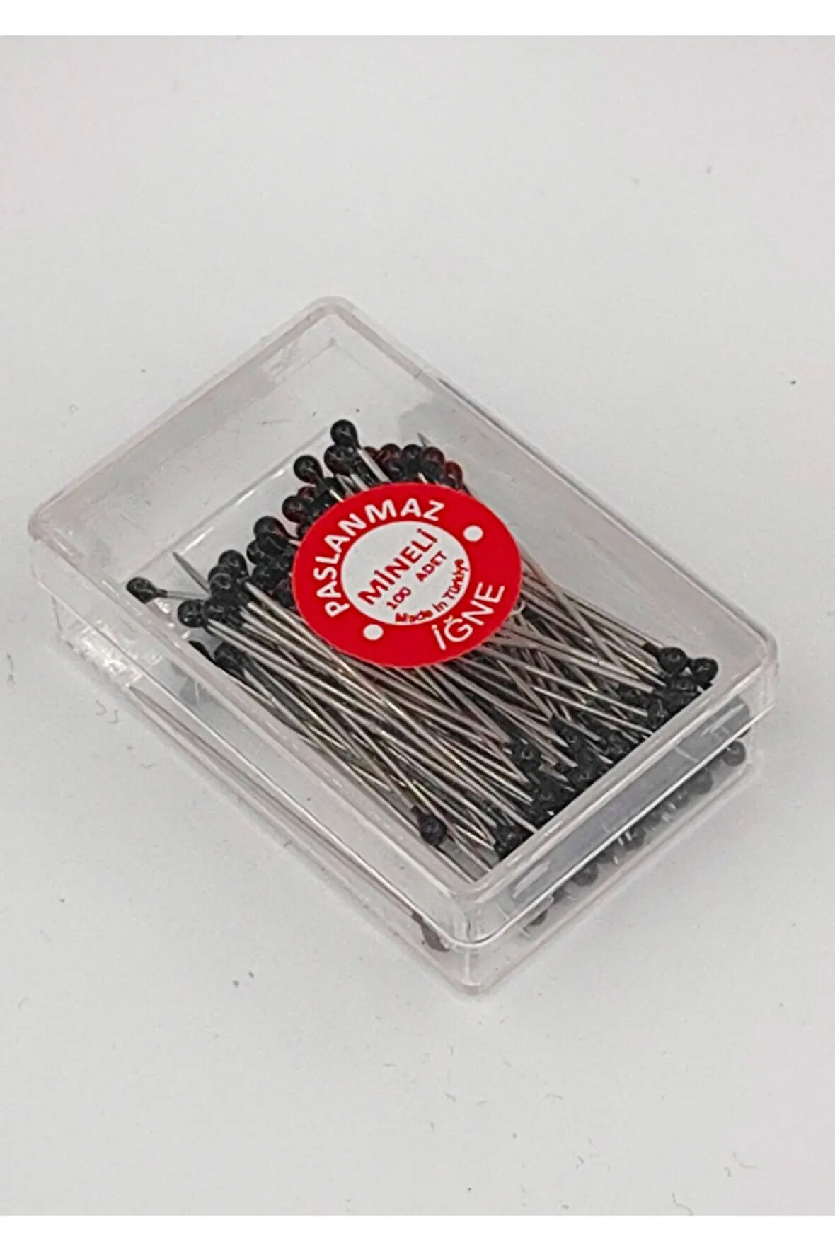 Paslanmaz Başlıklı Eşarp ve Şal İğnesi Seti – 100'lü