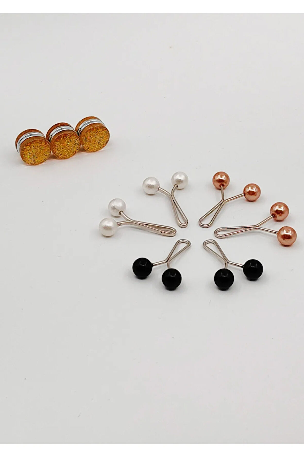 Eşarp ve Şal İçin Klips & Mıknatıs Seti