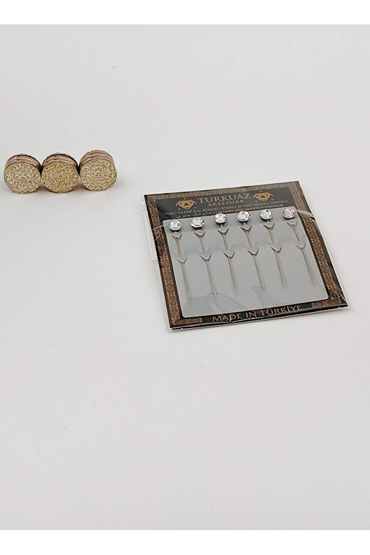 Eşarp ve Şal İçin Klips & İğne Seti