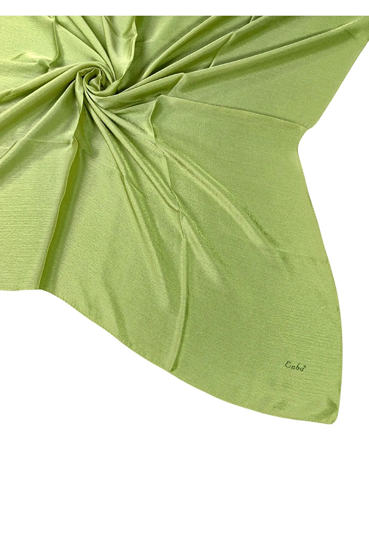 Enba Parlak Dokulu Düz Renk Jan Jan Eşarp - Zarif ve Modern Tasarım