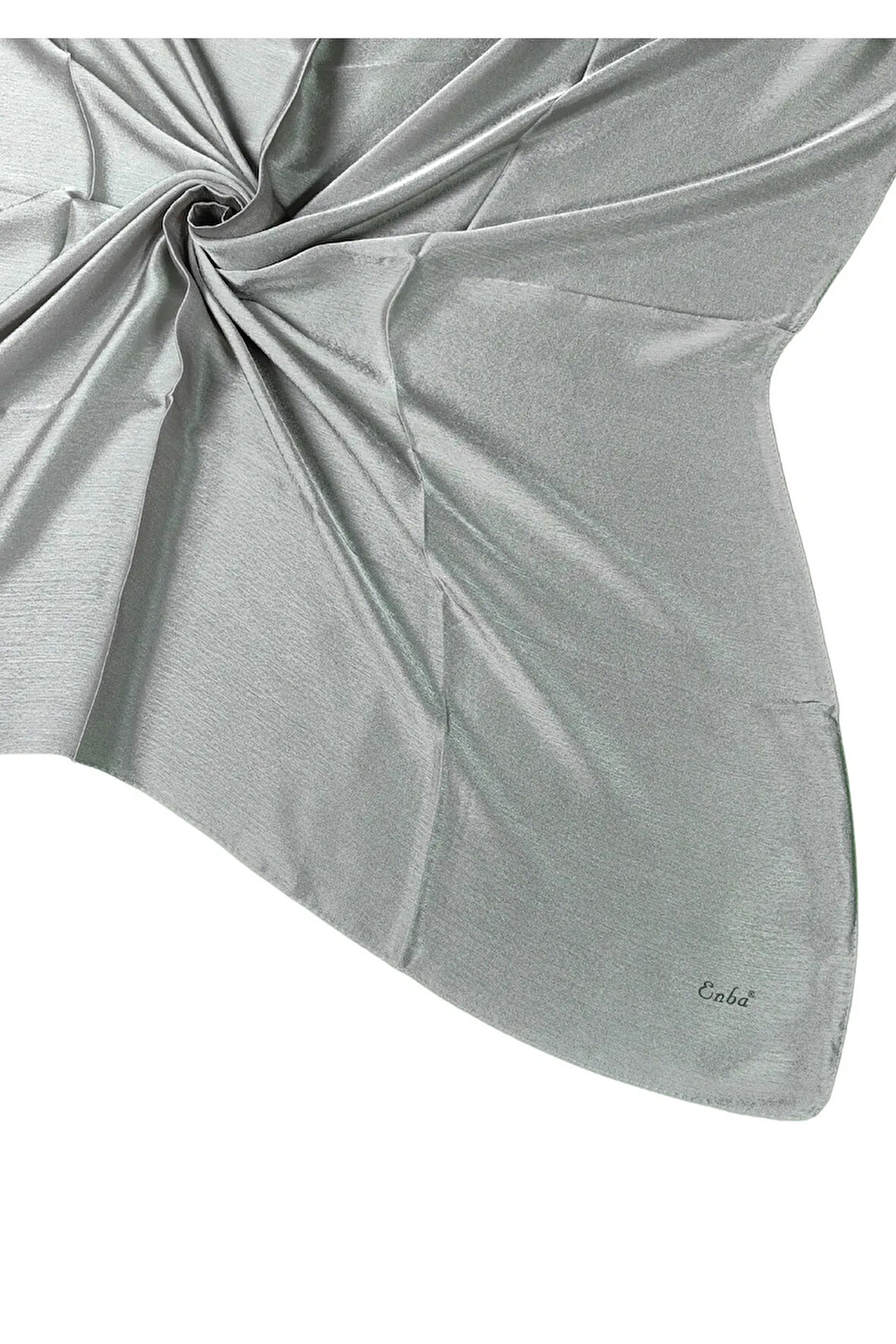 Enba Parlak Dokulu Düz Renk Jan Jan Eşarp - Zarif ve Modern Tasarım