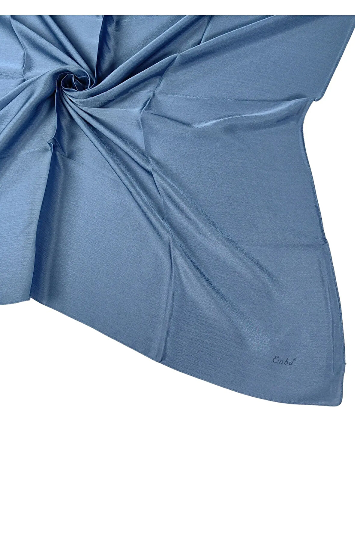 Enba Parlak Dokulu Düz Renk Jan Jan Eşarp - Zarif ve Modern Tasarım