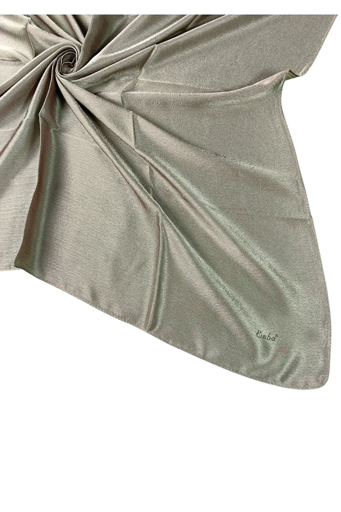 Enba Parlak Dokulu Düz Renk Jan Jan Eşarp - Zarif ve Modern Tasarım