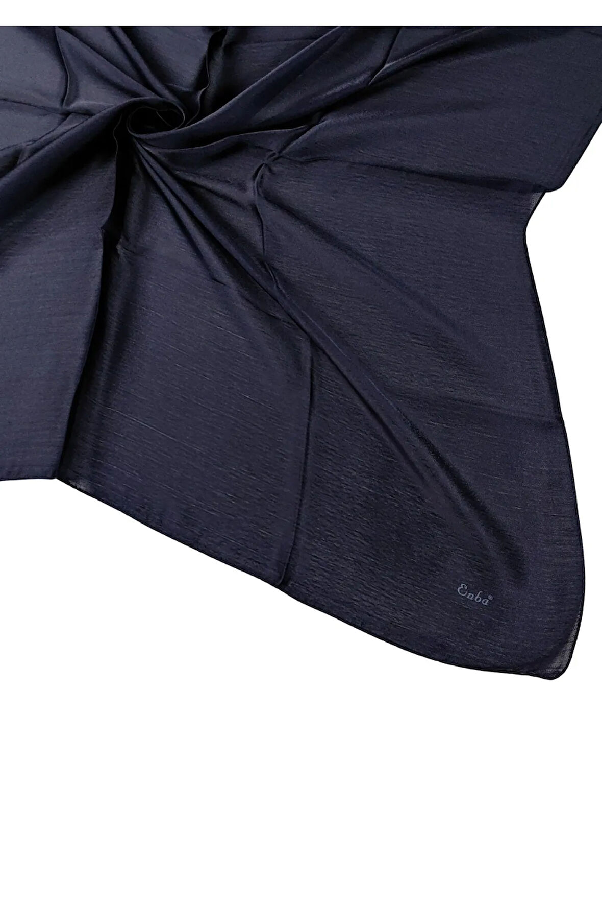 Enba Parlak Dokulu Düz Renk Jan Jan Eşarp - Zarif ve Modern Tasarım