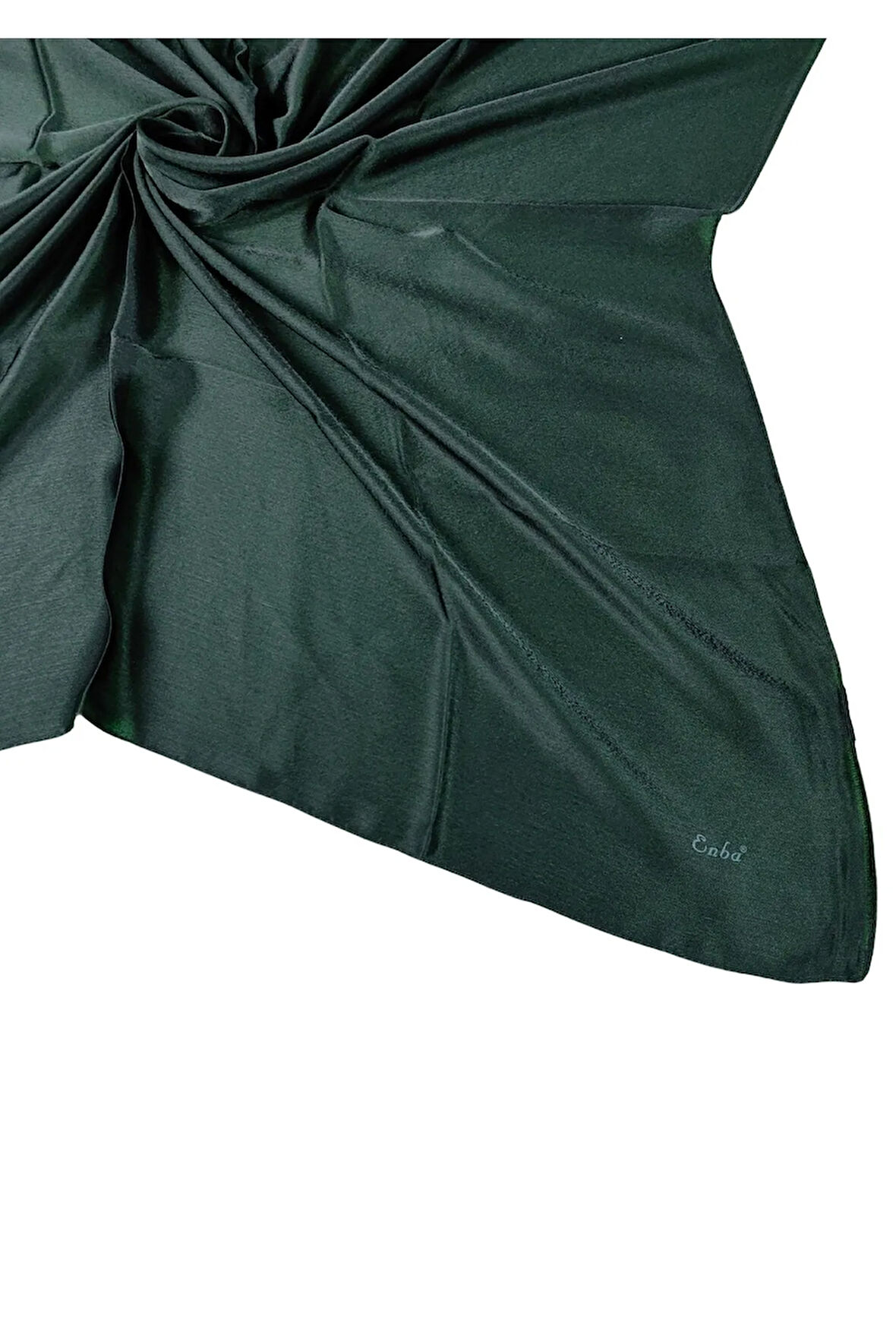 Enba Parlak Dokulu Düz Renk Jan Jan Eşarp - Zarif ve Modern Tasarım