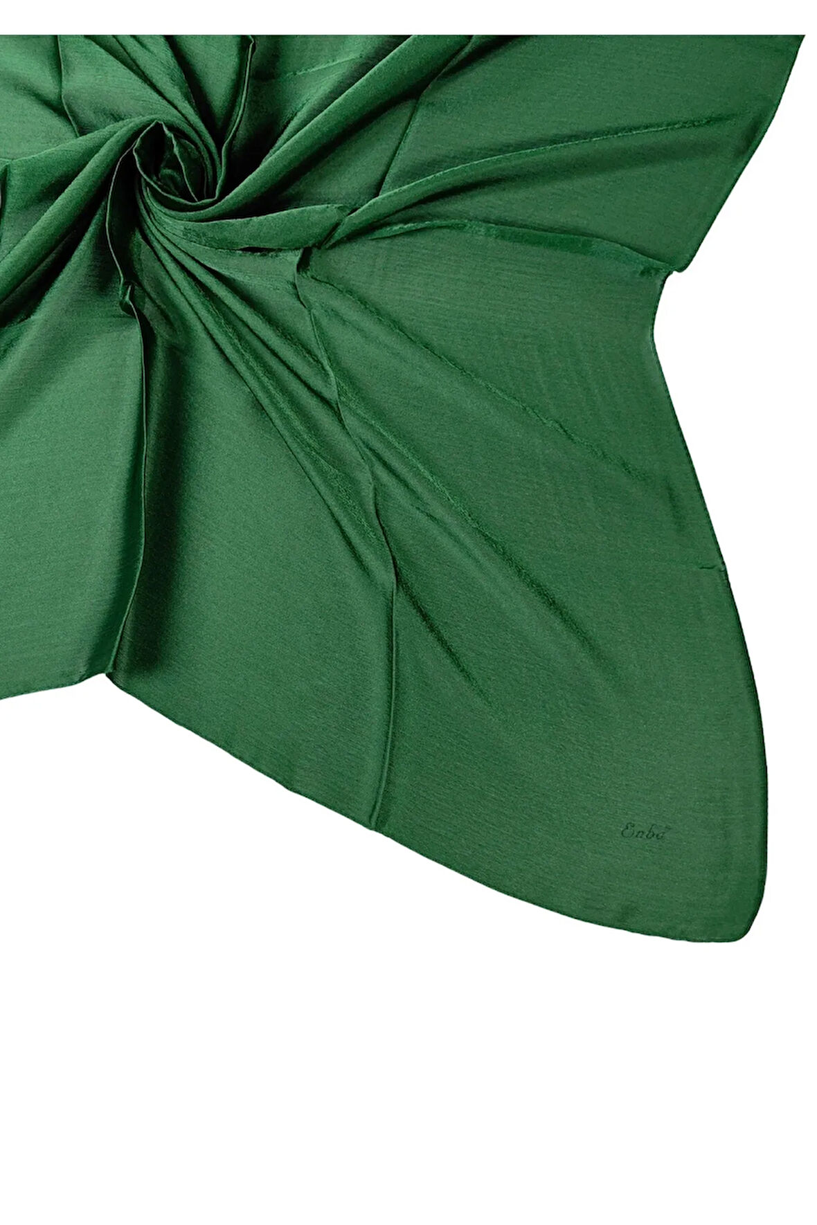 Enba Parlak Dokulu Düz Renk Jan Jan Eşarp - Zarif ve Modern Tasarım