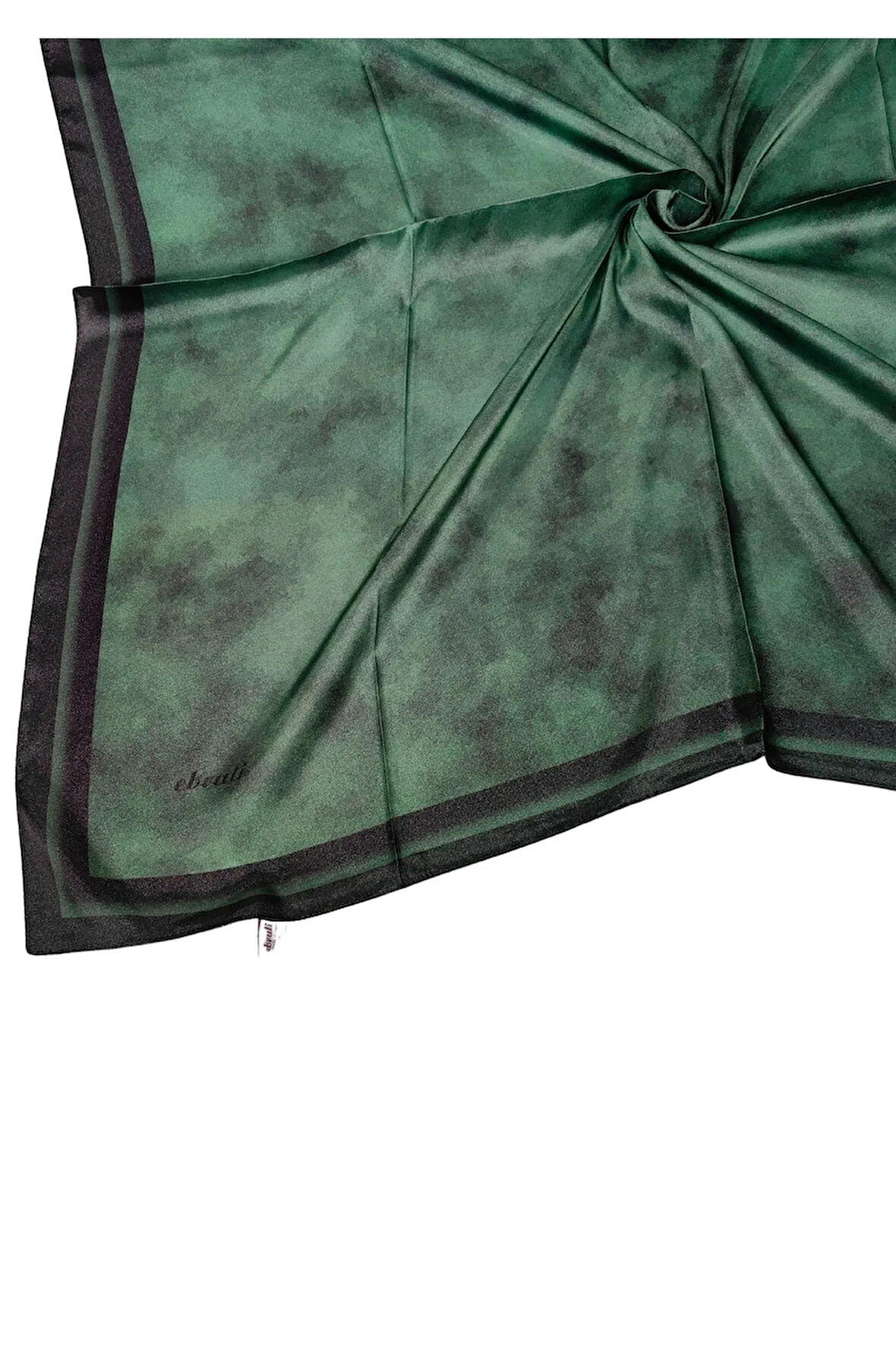 Ebruli Kristal Bulut Desenli Eşarp 90x90 cm