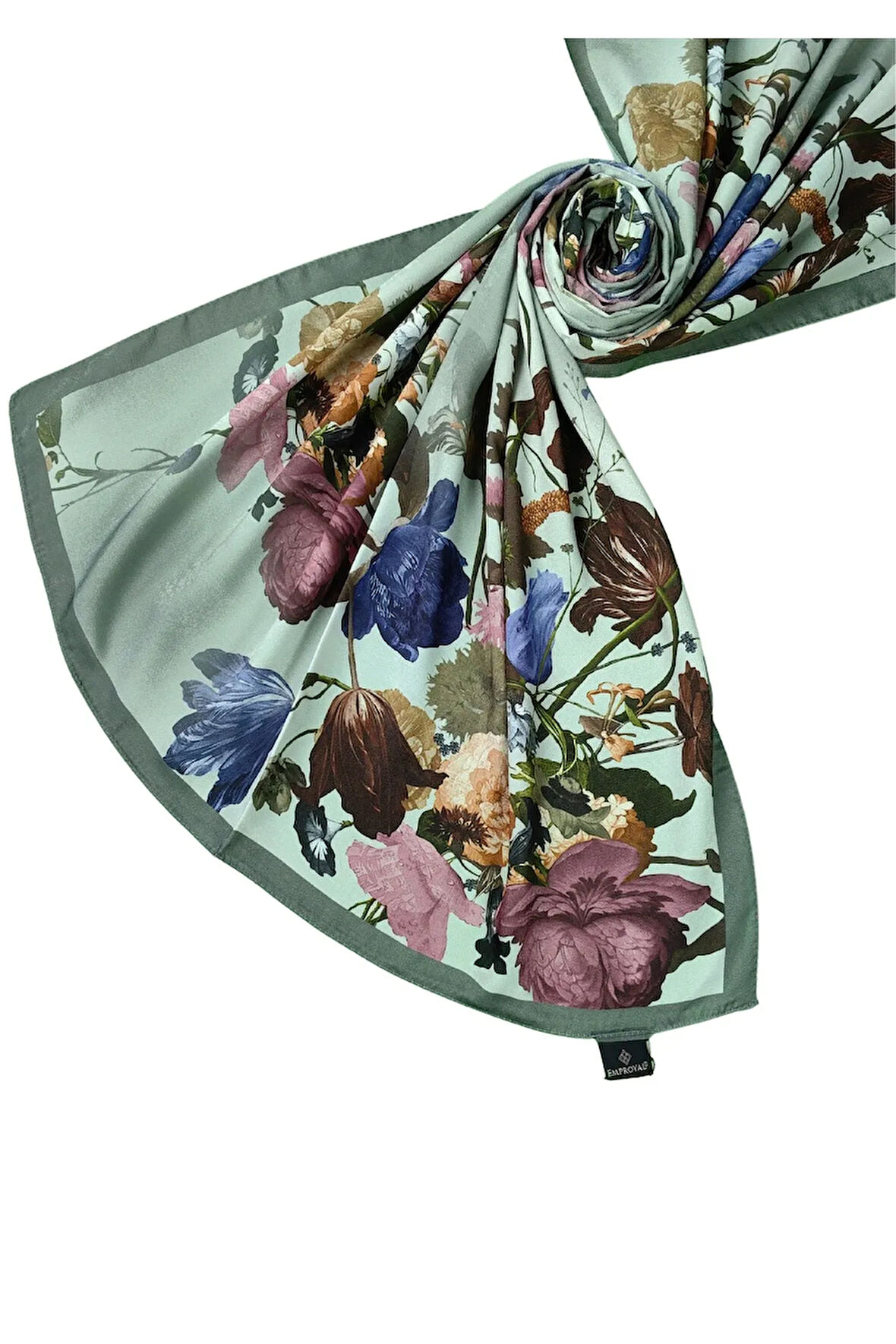 Emproyal Vual Pamuk Şal 75x190 cm - Çiçek Desenli