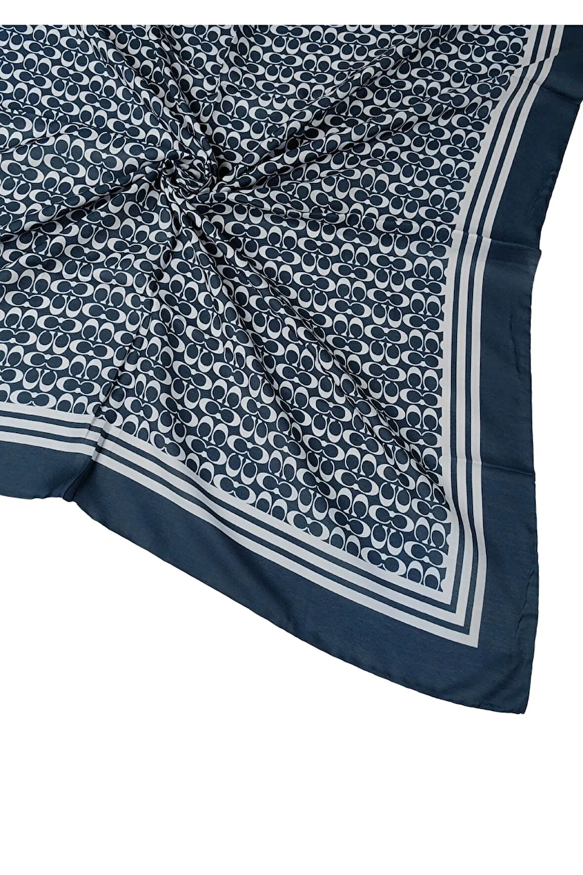 Işıl İpek C Desen Cotton Vual Eşarp 90x90 cm