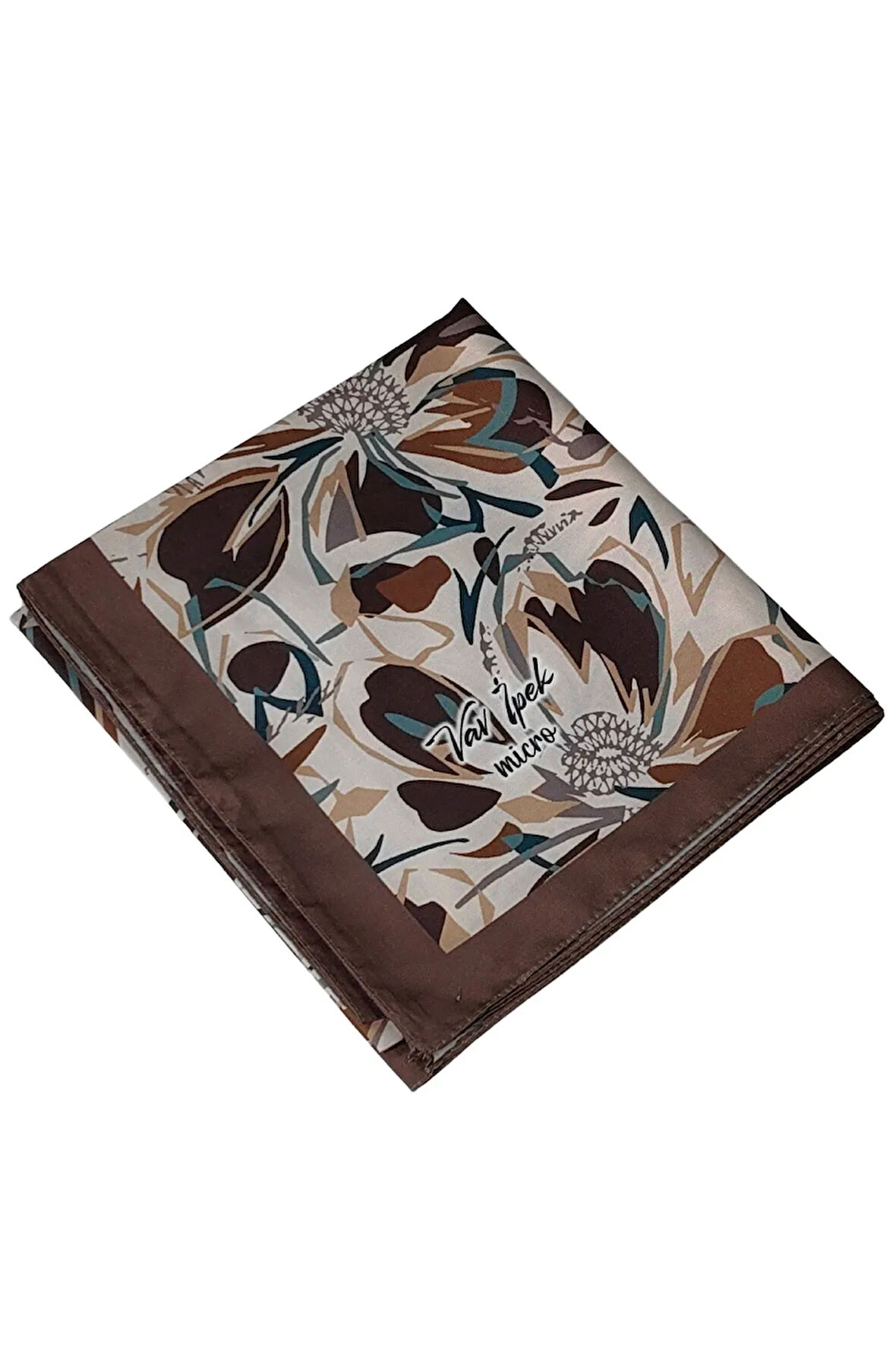 Vav İpek Kadın Micro Twill Sport Çiçek Desenli Eşarp