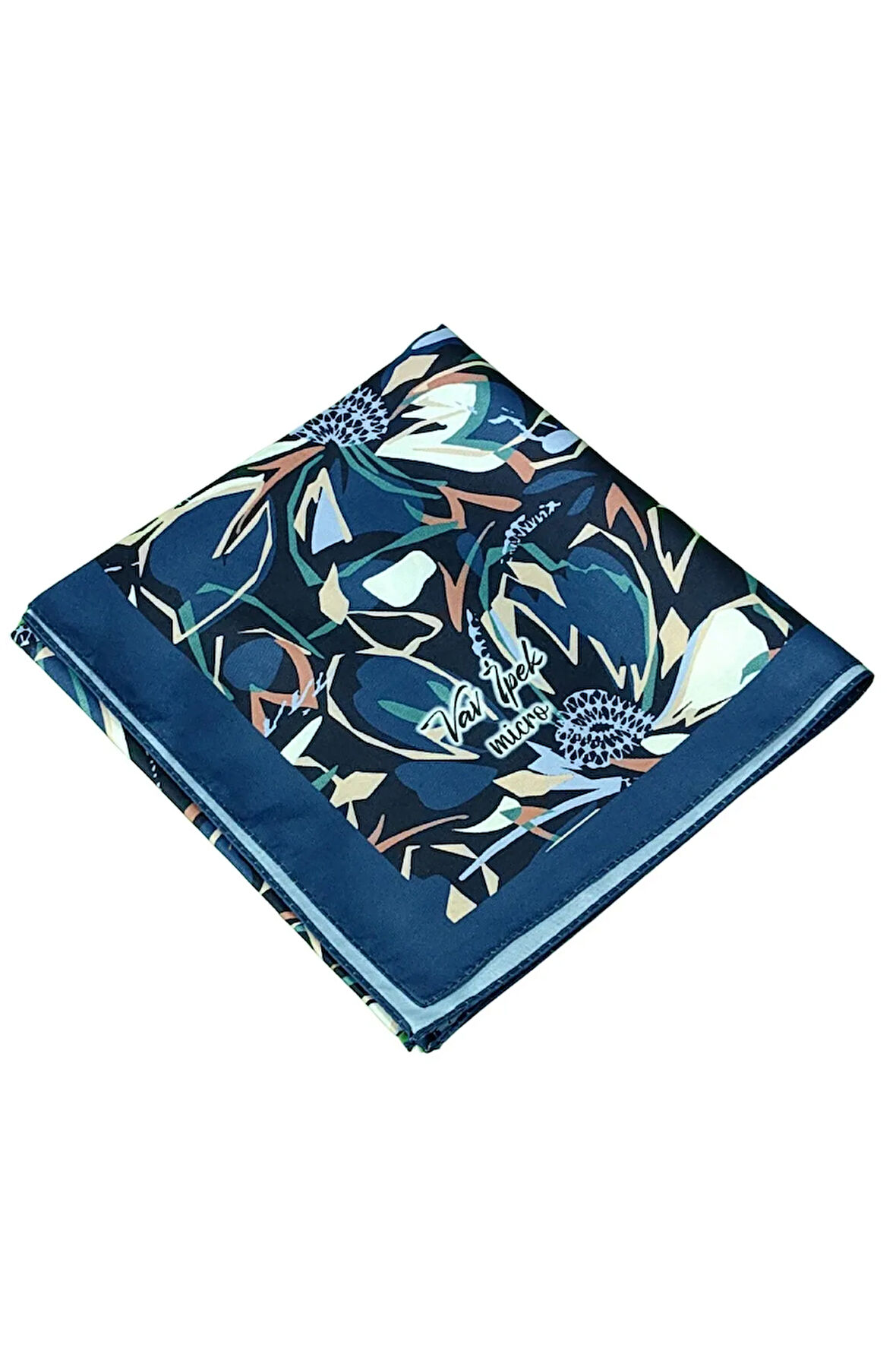 Vav İpek Kadın Micro Twill Sport Çiçek Desenli Eşarp