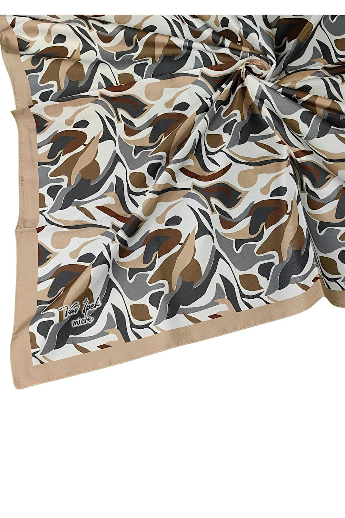 Vav İpek Kadın Micro Twill Sport Desenli Eşarp