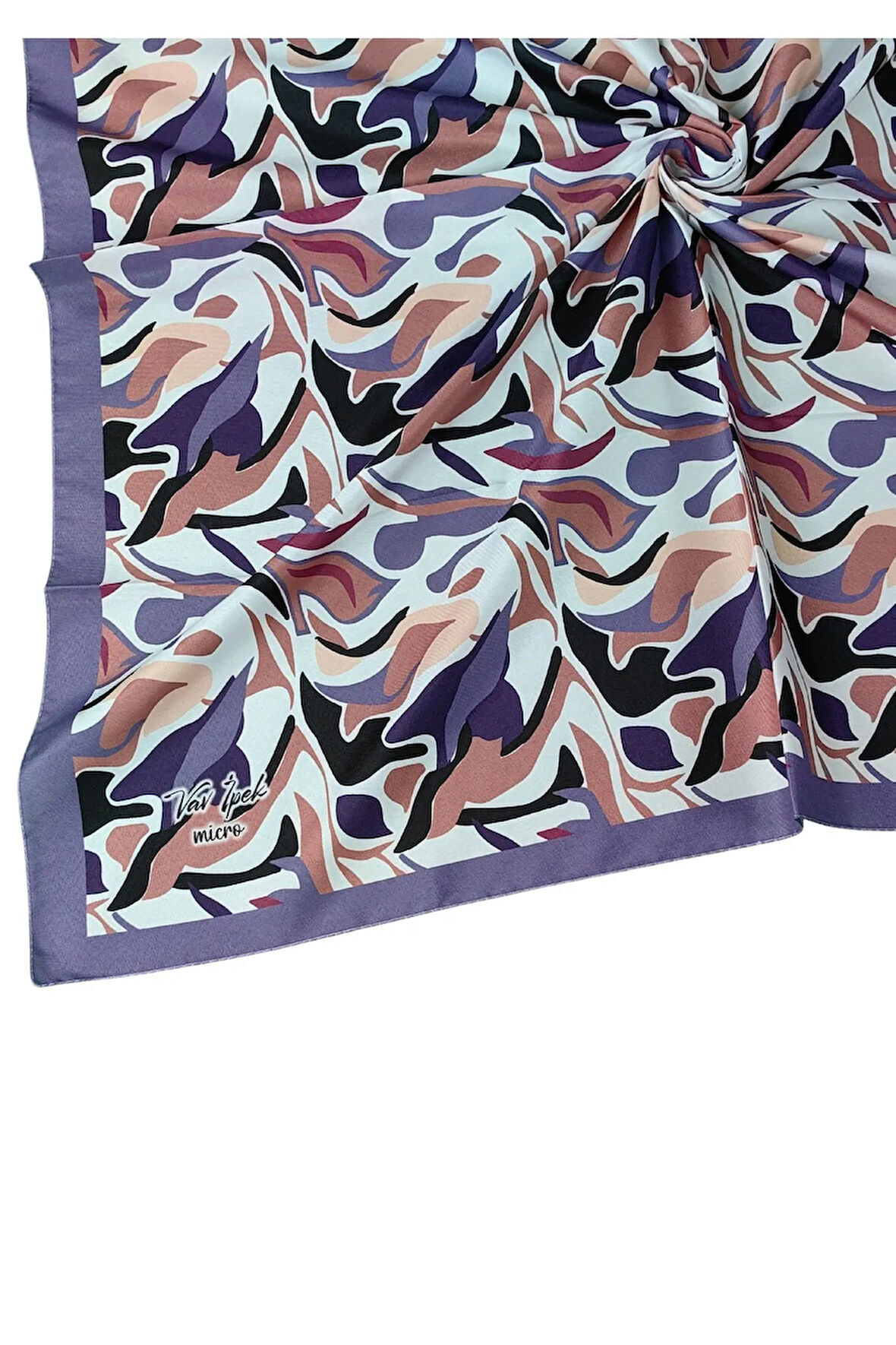 Vav İpek Kadın Micro Twill Sport Desenli Eşarp