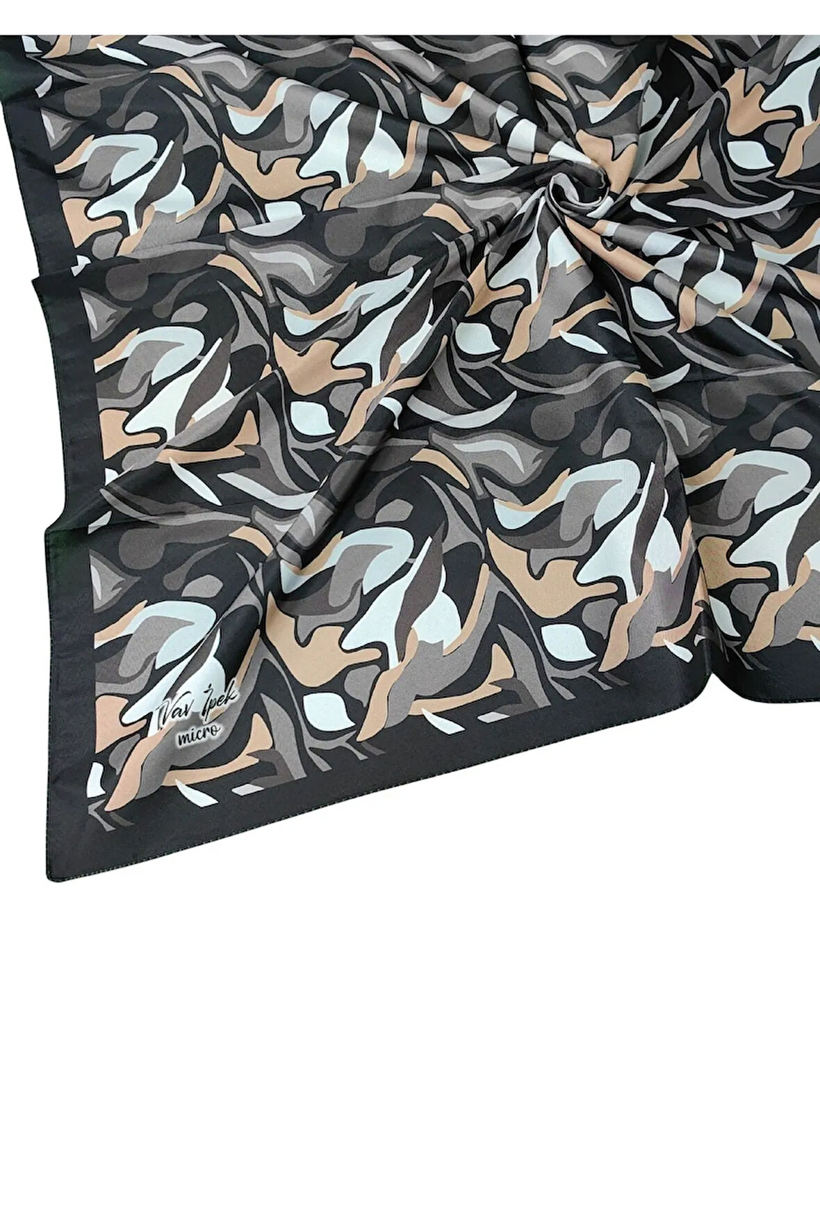 Vav İpek Kadın Micro Twill Sport Desenli Eşarp