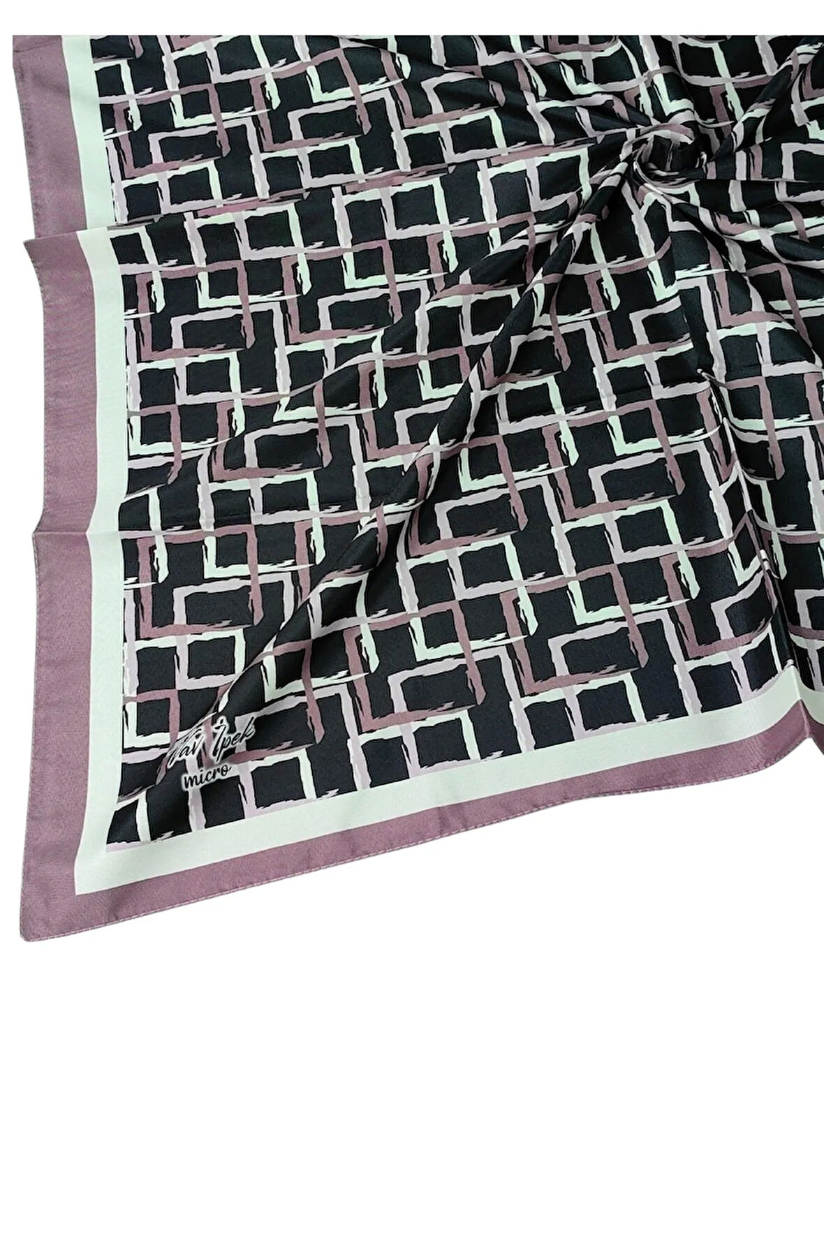Vav İpek Kadın Micro Twill Sport Desenli Eşarp